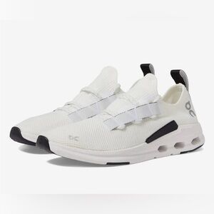 On Cloud Running Women's White and Black Sneakers